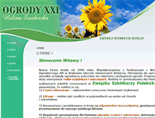 Tablet Screenshot of ogrody21.pl